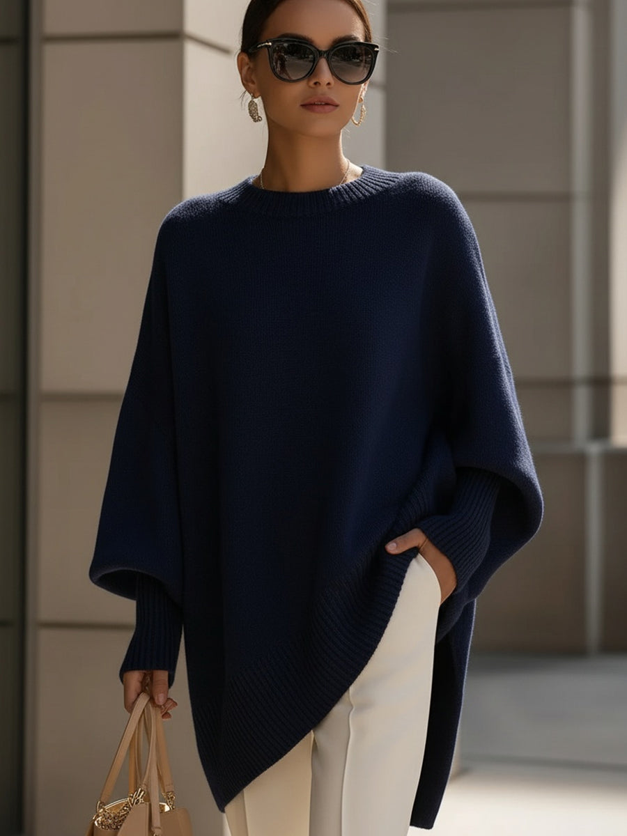 Pull en Cachemire – Collection Célestine (Bleu Marine)