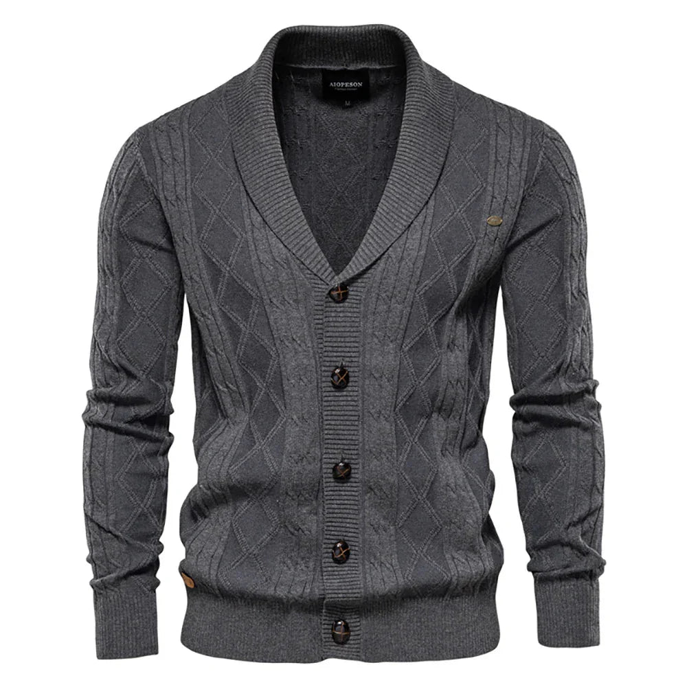 Olivier | Cardigan homme élégant à boutons