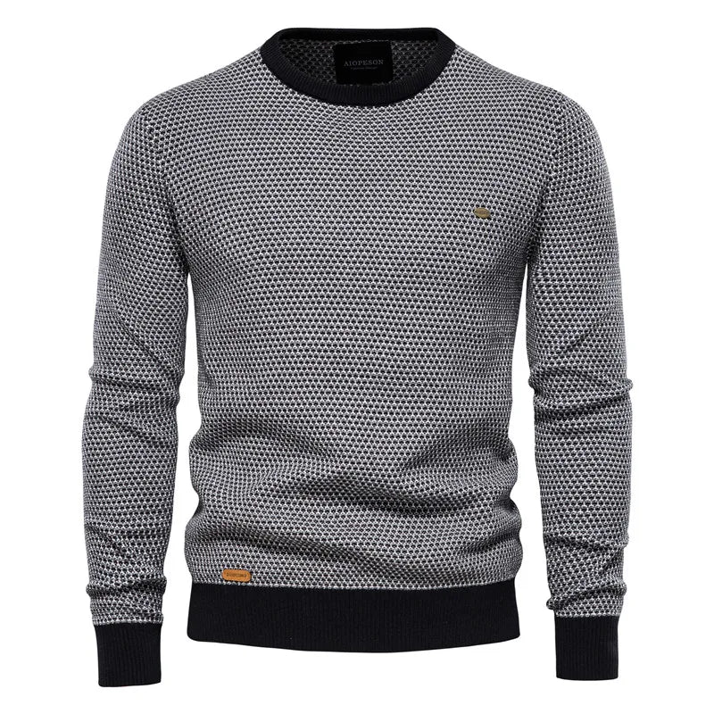 Julius | Pull homme à motif carreaux