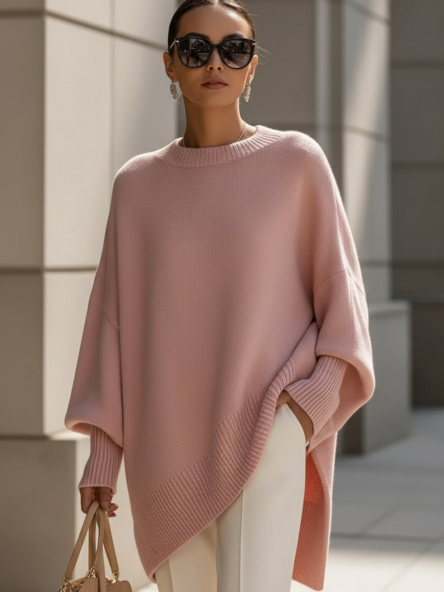 Pull en Cachemire – Collection Célestine (Rose)
