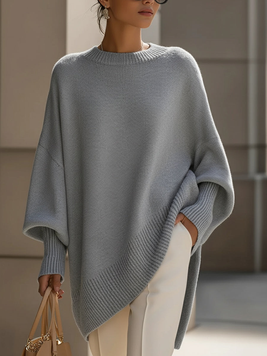 Pull en Cachemire – Collection Célestine (Gris)