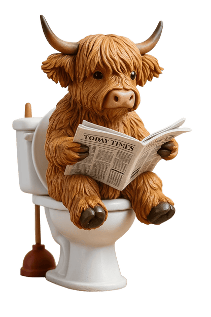 🐮 Calendrier de l'Avent Hooglander 2025 🎄✨ – Poupée 3D faite à la main avec Hooglander (24 pièces)