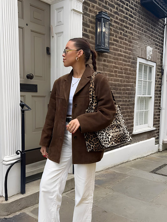 Visconte – Veste courte brune pour femme