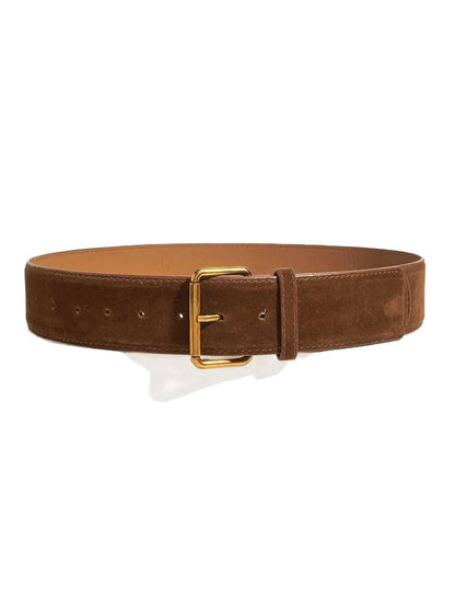 CEINTURE EN CUIR PU AVEC BOUCLE EN ALLIAGE
