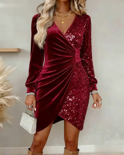 Céleste – Robe à paillettes glamour et féminine