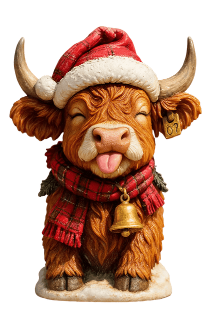 🐮 Calendrier de l'Avent Hooglander 2025 🎄✨ – Poupée 3D faite à la main avec Hooglander (24 pièces)