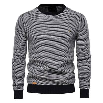 Julius | Pull homme à motif carreaux